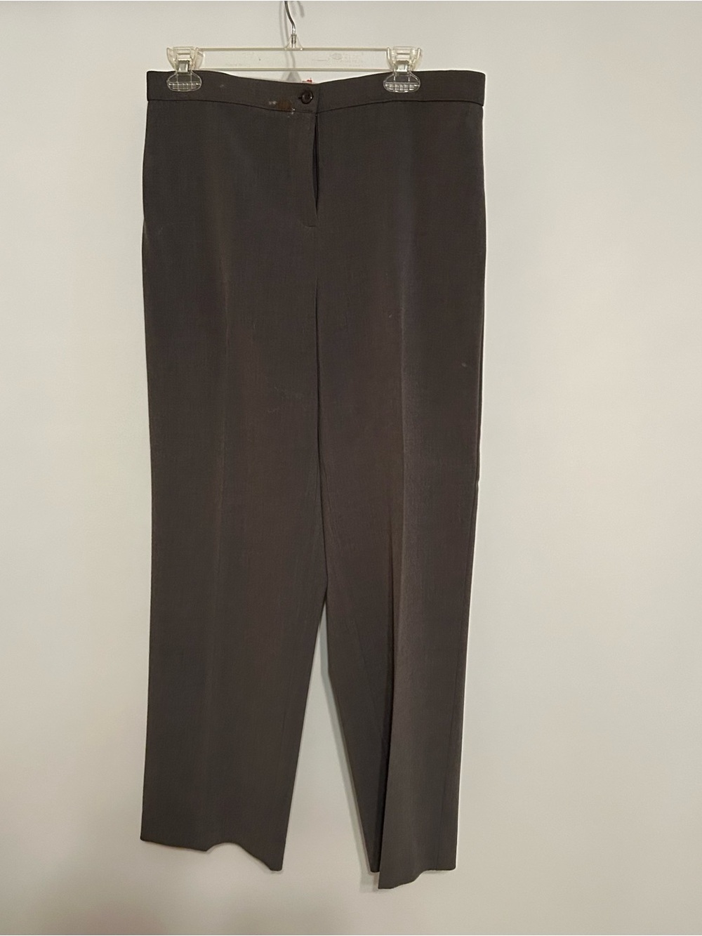 Ninety Women's Straight-Leg Dress Pants in Dark Brown